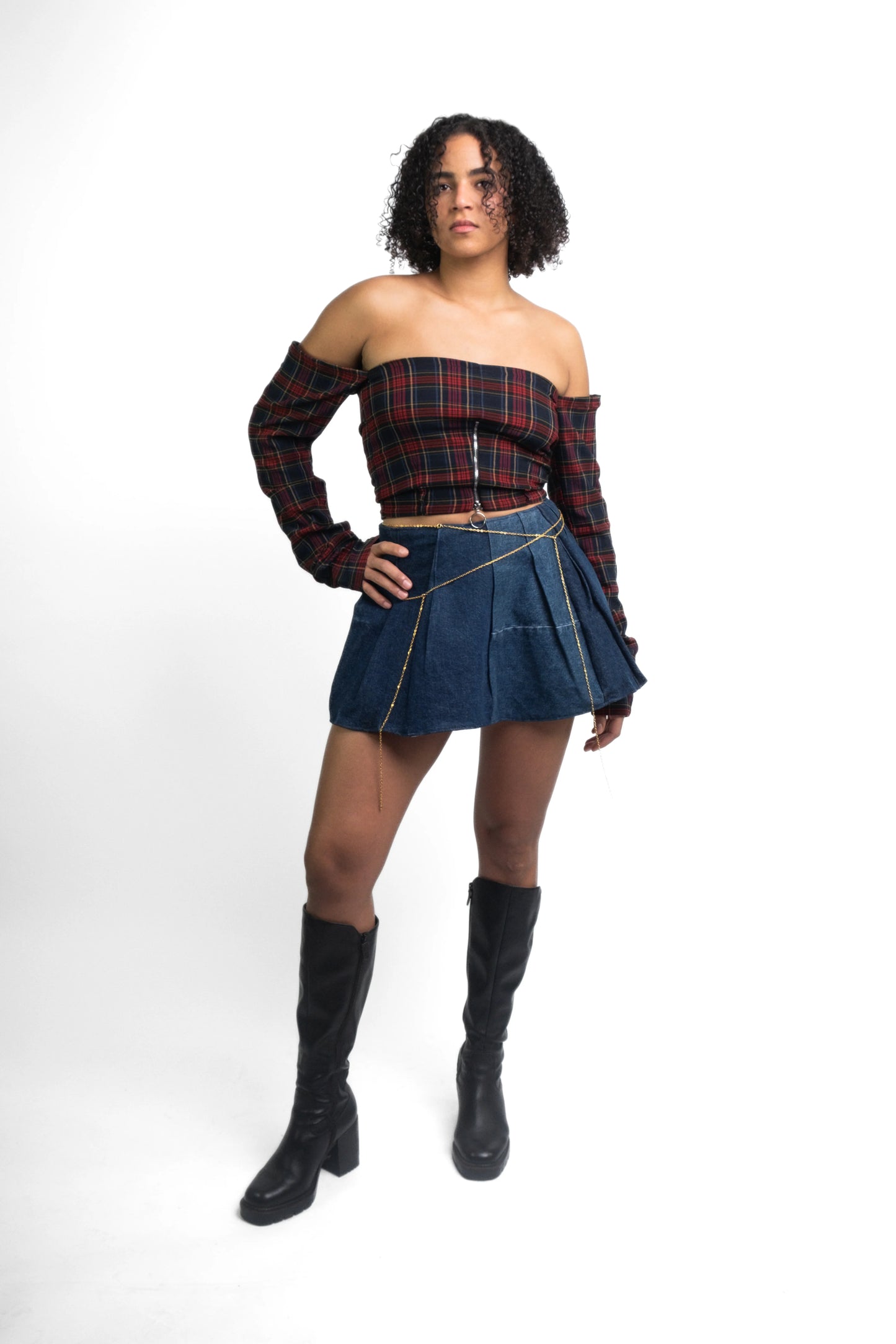OUTFIT #01 // ENSEMBLE JUPE & CROP TOP
