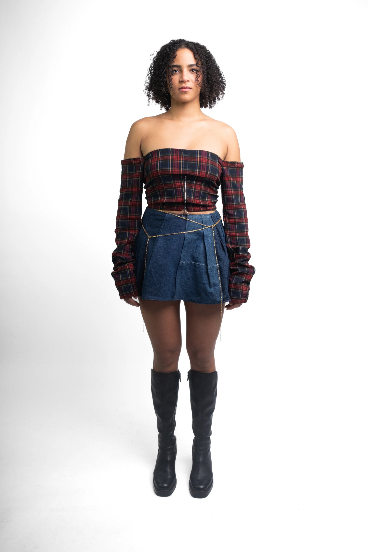 OUTFIT #01 // ENSEMBLE JUPE & CROP TOP