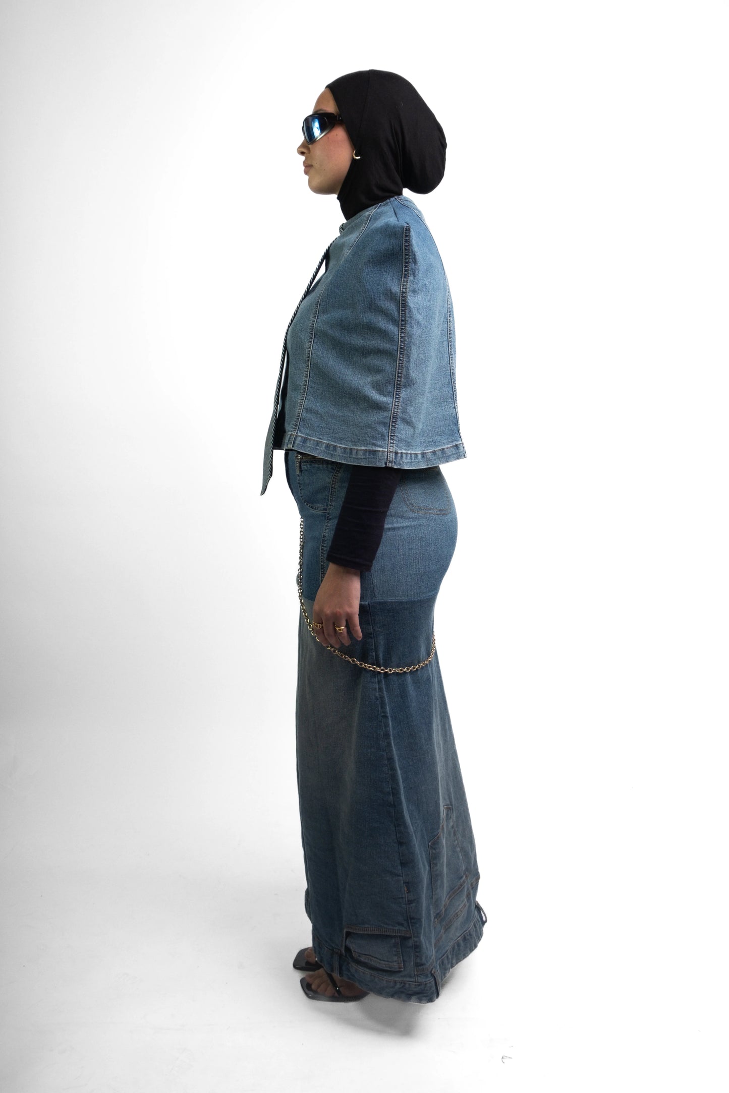OUTFIT #06 // ENSEMBLE JEAN JUPE LONGUE & TOP